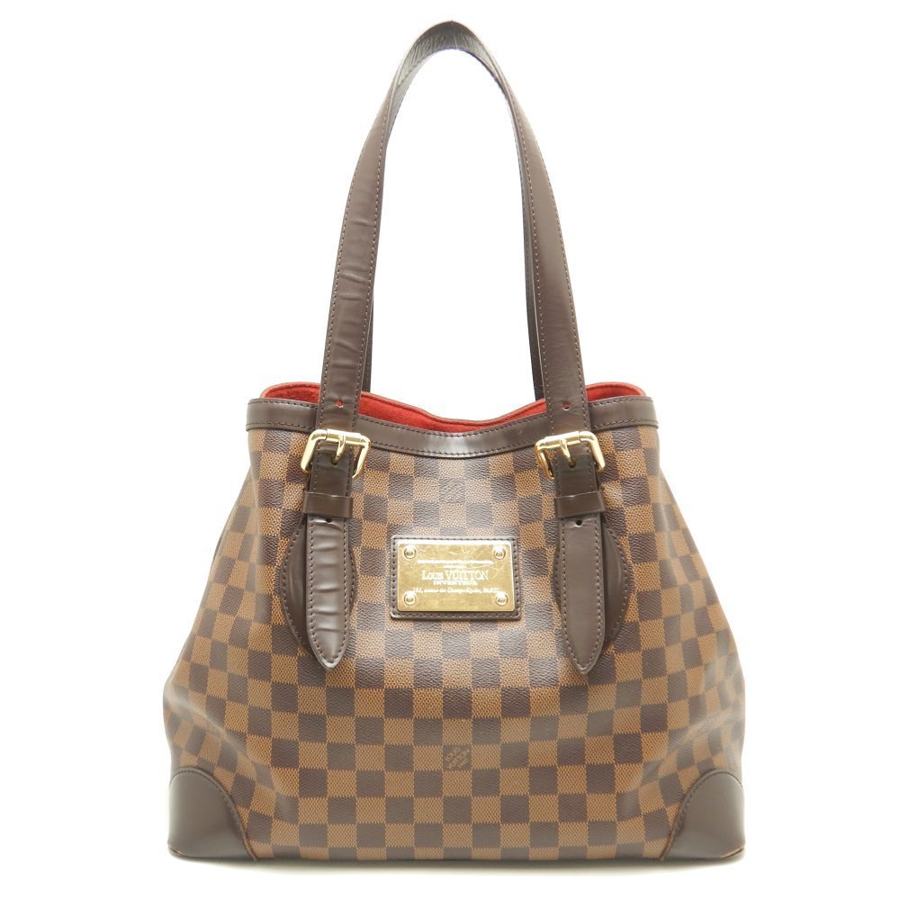 Louis Vuitton Damier Hampstead MM Ebene Shoulder Brown